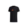 T Shirts Men's Black Crew Neck Moderate Straight Fit GL5591