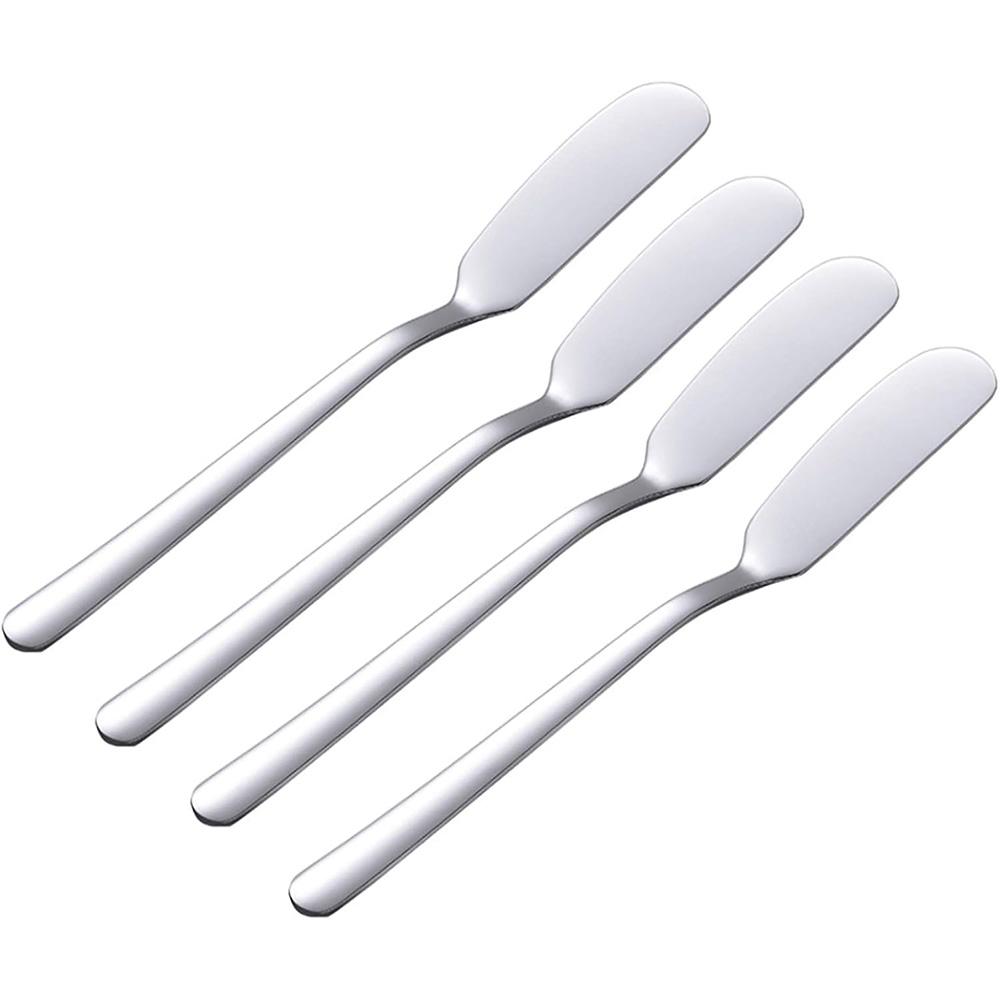 Stainless Steel Butter Cheese Spreader - Multipurpose Kitchen for Sandwiches Bread Jam Condiments Appetizers 6