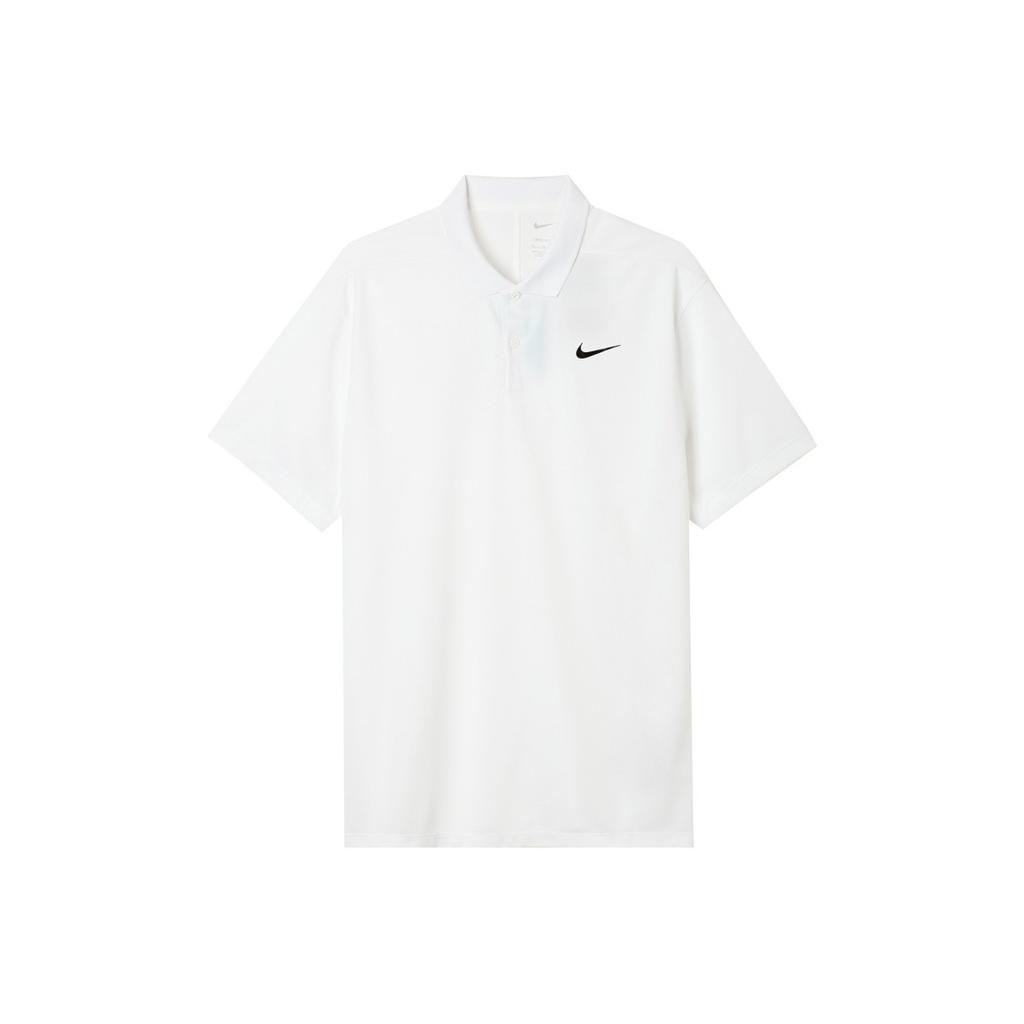 Nike Solid Color Printed Logo Quick-Dry Breathable Polo Shirt T-Shirt for Men