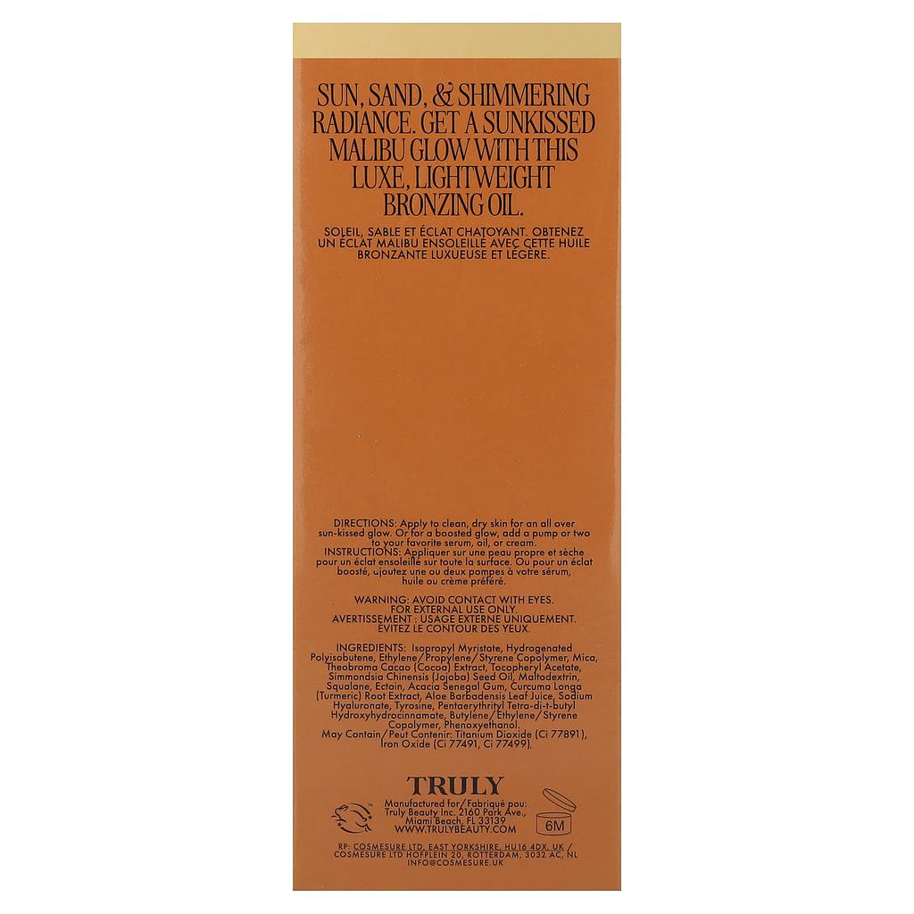 Truly Beauty, Sun Drops Brązowy Blask do Ciała, 90ml (3,1 fl oz)