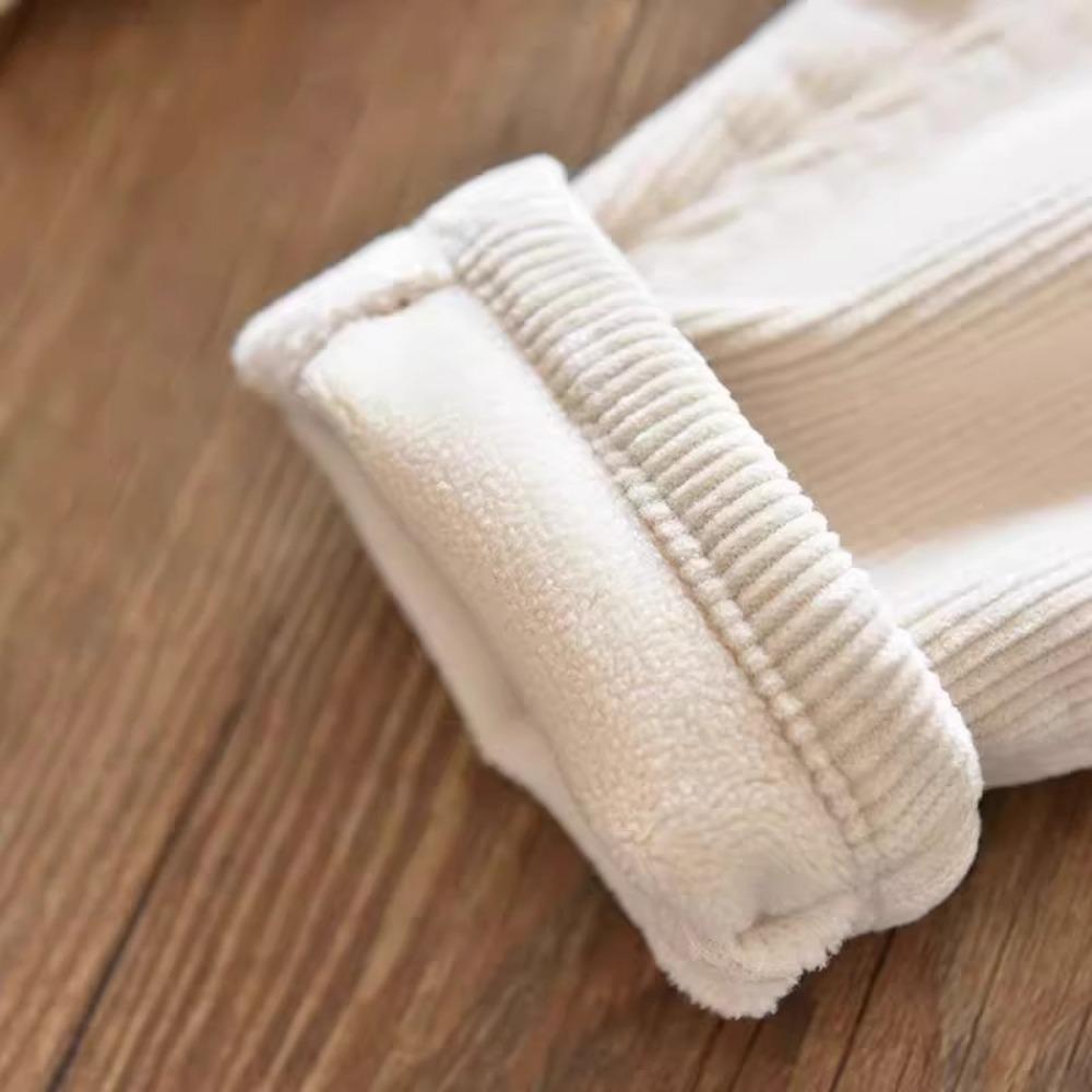 Girls Boys Pants Autumn and Winter Outer Wear Padded and Thickened Pants Children Long Pants Winter Long Pants