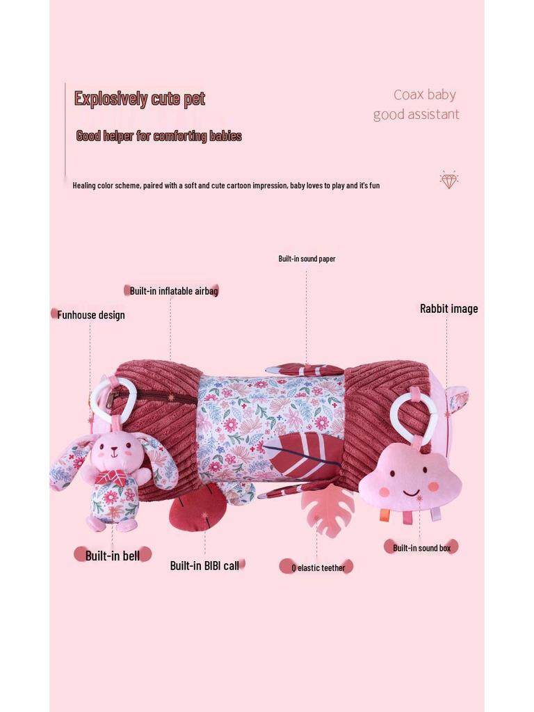 Aipinqi Inflatable Baby Tummy Time Mat & Pillow Set for Newborns