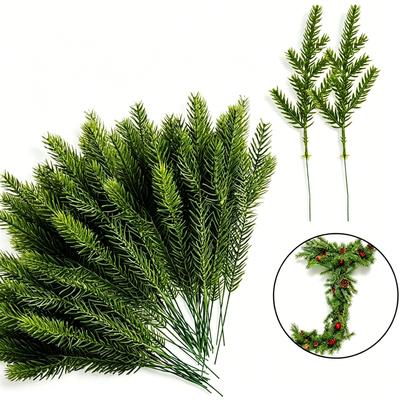 Artificial Branches 7-Branch 3D Stems for Christmas Holiday Decoration