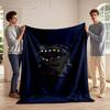 Fierce Shark with Red Fish Print Blanket Soft and Cozy Perfect for the Living Room Bed Sofa or a Nap,gift