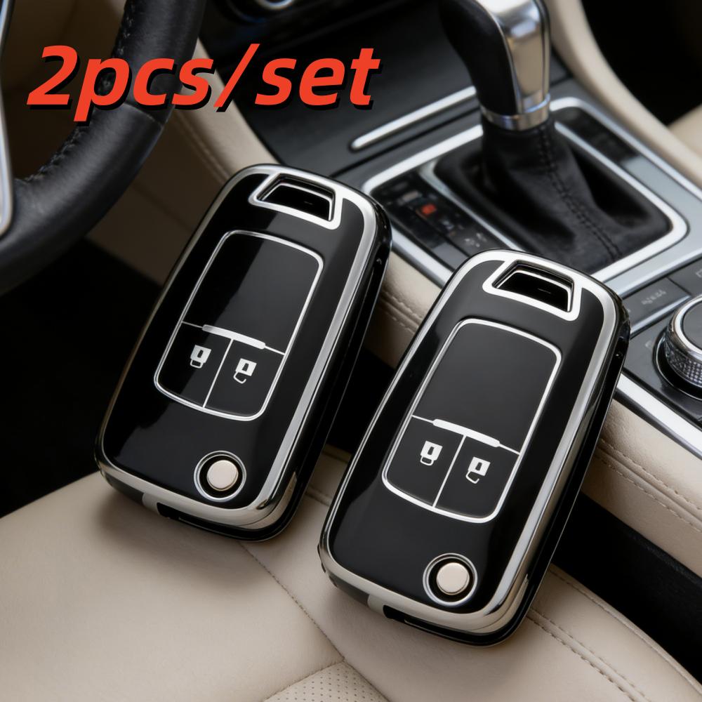 

2 шт. Чехлы для корпуса автомобильного ключа Для Chevrolet Cruze Spark Orlando Malibu Для Opel Vauxhall Astra J Corsa D E Zafira Mokka