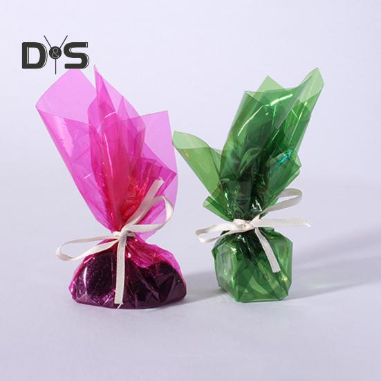 80/160 Blatt transparentes Zellophan-Geschenkpapier DIY Kunsthandwerk Geschenkverpackung wasserdicht heißsiegelbar farbiges Wrap