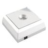 LED Lamp Base Stand Holder for   Acrylic Statue Artware Display Silver