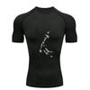 Phoenix  Men's Sports T-shirt Training Fitness Compression Workout Athletic Tees Quick Dry Short Sleeve T-Shirt for Men