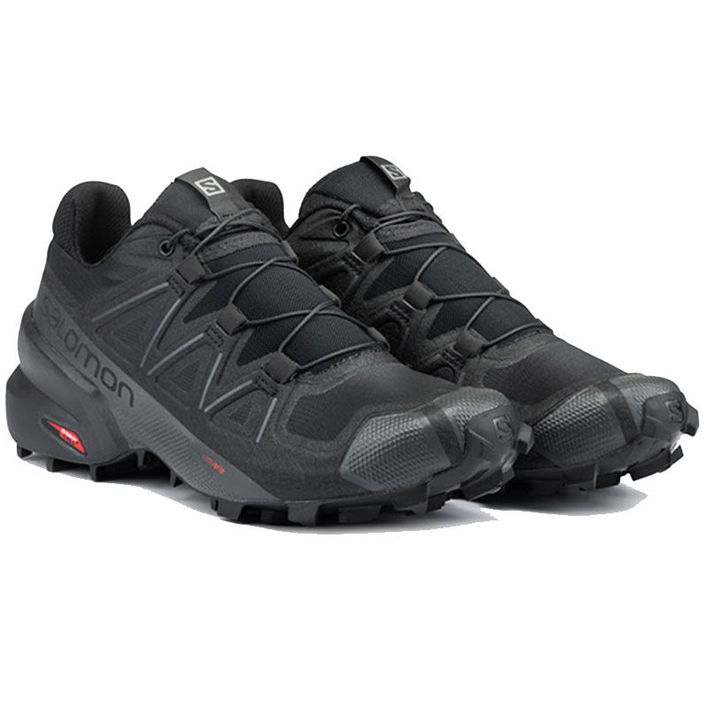 SALOMON Speedcross 5 Professional Comfortable Fabric Synthetic Leather Shock Absorption Durable Support Low Top Trail Running Shoes 406849