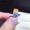 Lindon Classic Copper Alloy Zircon Ring Ladies Jewelry Wedding Promise Party Gift