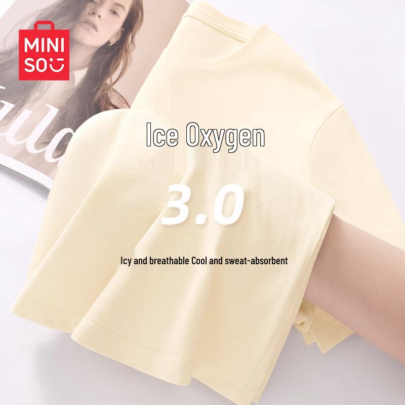 MINISO Women s Summer Quick-Dry Sports T-Shirt S