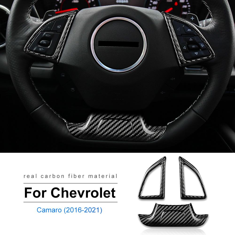 

Наклейка на рамку приборной панели из настоящего твердого углеродного волокна для интерьера Chevrolet Camaro 2016 2017 2018 2019 2020 2021 2022 2025 Аксессуары