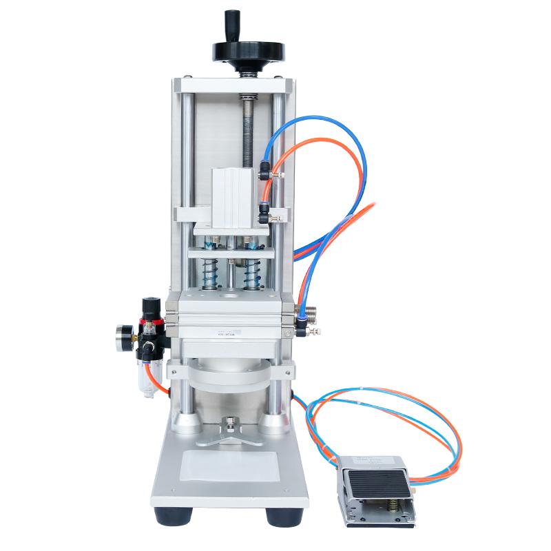 ZONESUN ZS-XG450D Semi-automatic Metal Twist-off Fruit Jam Jar Bottle Capper Screw Capping Machine