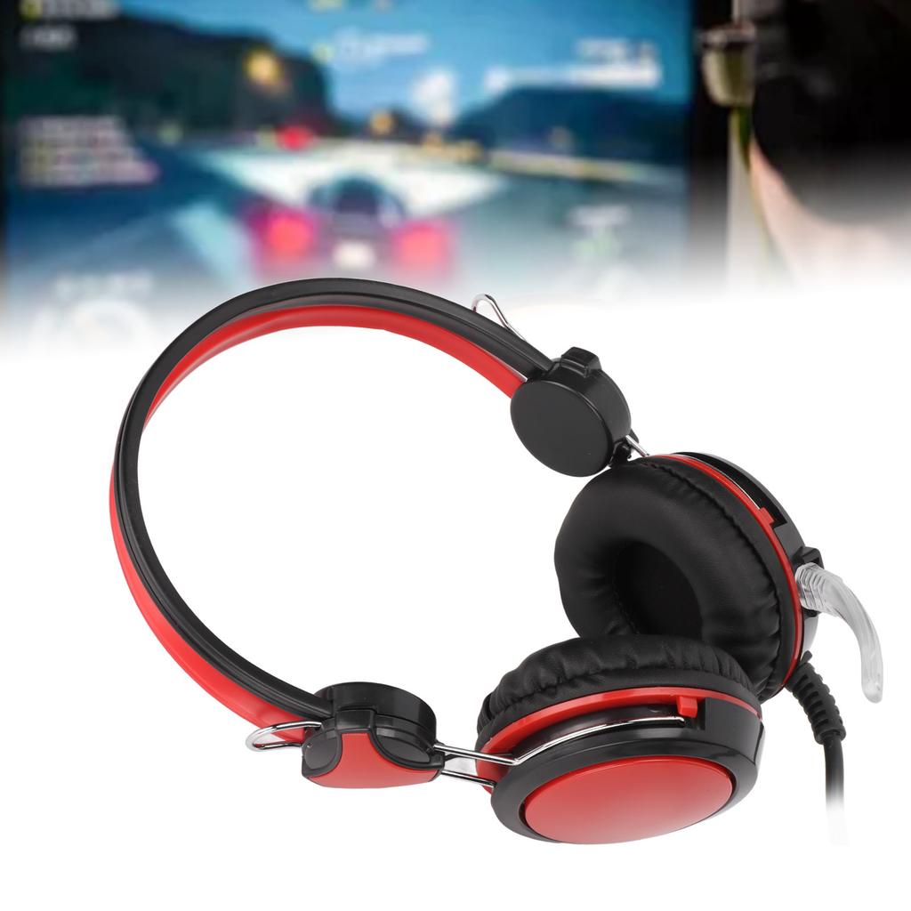 Gaming Headset Noise Cancelling Stereo Ergonomic Wired Computer Game Headphone with Microphone for PC