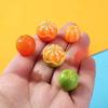 Harz Spaß Simulation Lieblich Orange Früchte Anhänger DIY Verzierungen Haarnadel Handgefertigtes Zubehör Perlen Harzmaterial
