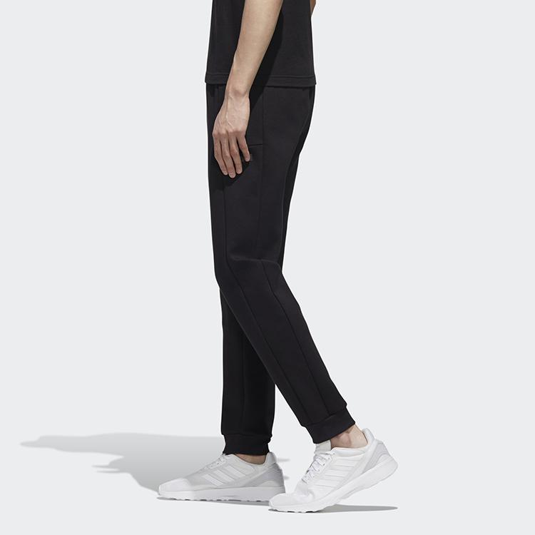 Adidas Neo Tapered Knit Track Pants Men Bottoms Black GJ8748