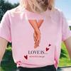 Summer Fashion City Girls Simple T-shirt Trend Women's Fashion White Short-sleeved Women's T-shirt Harajuku