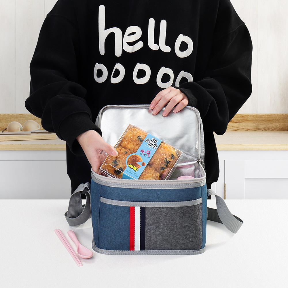 Modern Minimalist Reusable Insulated Food Carrier With Storage For Family And Outdoor Activities