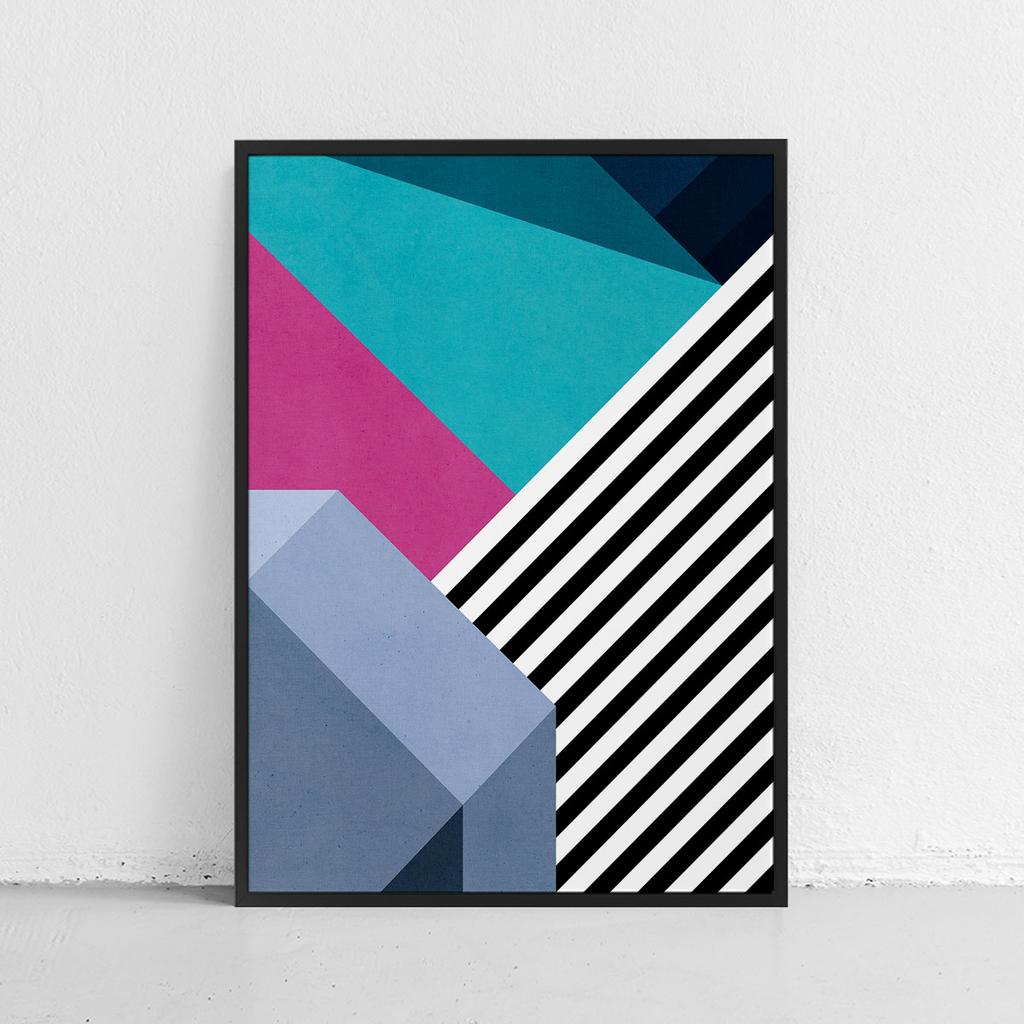 Geometric Poster Graffiti Wall