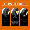Tire Cleaner And Shine High-Gloss Tire Wax Cleaner Shine Long-Lasting Quick Versatile Protective Car Detailing Supply For