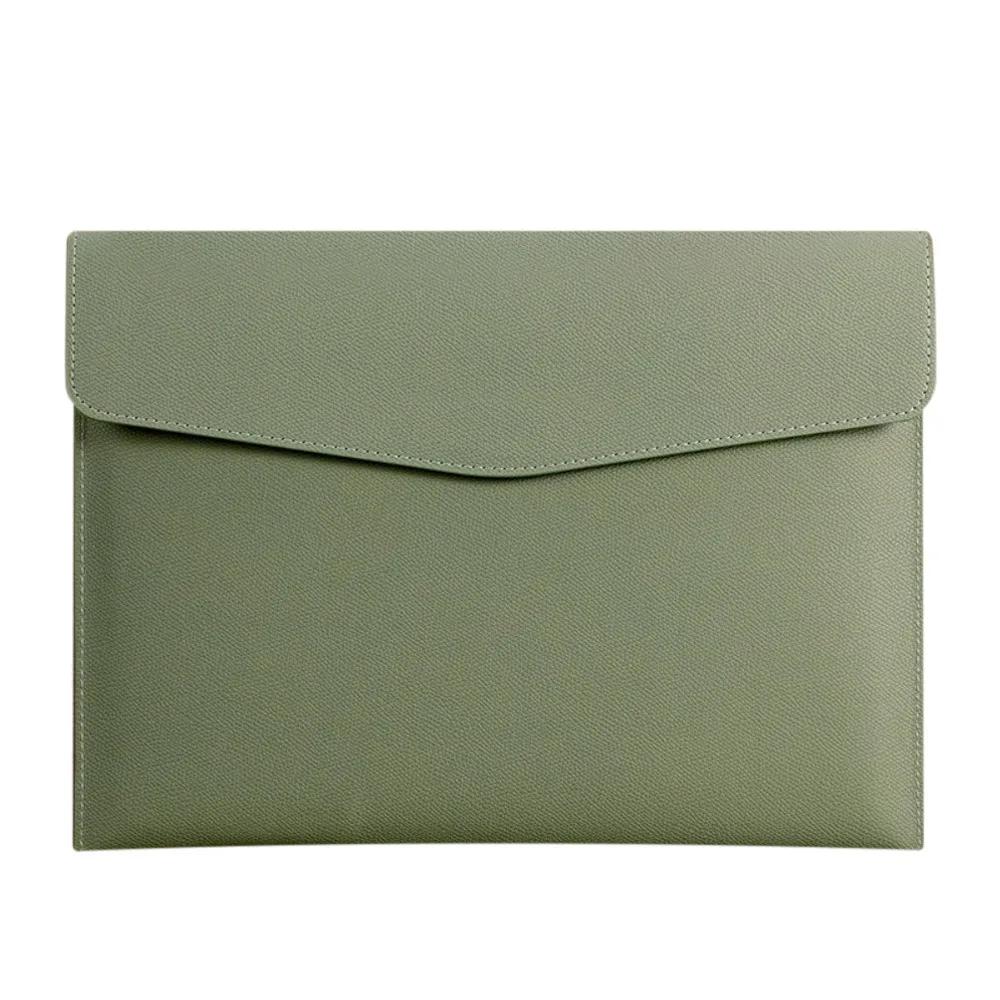 Leather Document Bag A4 Envelope Document Holder Quality Briefcase Data Contract Bill File Bag Document Organizer Storage Bag