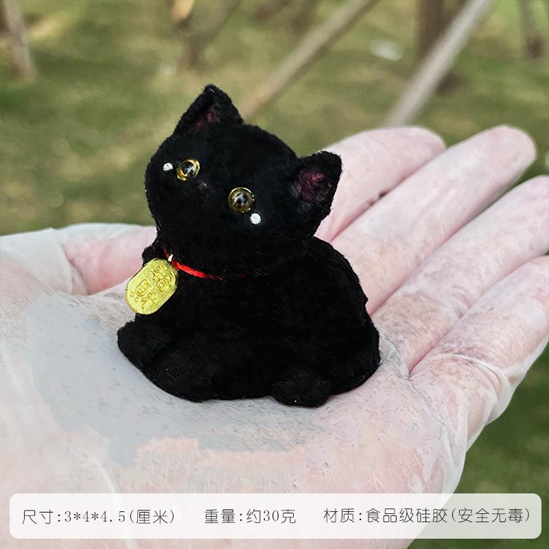 Handmade Silicone Cute Cat Kitten Super Soft Taba Squishy mochi stress relief squishy fidget toy Mini cat ornament