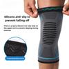 Breathable Elastic Silicone Knitted Nylon Knee Pads Non-Slip High-Elastic Compression Knee Protection for Sports And Fitness