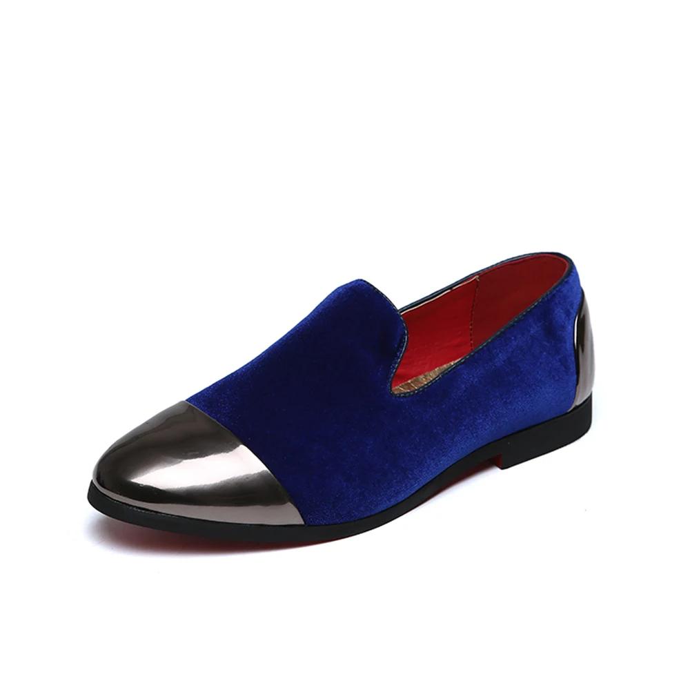 

Элегантные мужские оксфорды с круглым носком, модельные туфли из искусственной кожи, весенние/осенние размеры, обычные, классические, деловые, формальные, повседневные, из искусственной кожи US 4(EUR 37) синий