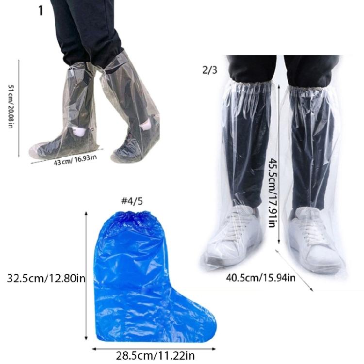 Non-Slip and Waterproof Shoe Covers Disposable Boot Durable Shoe Covers