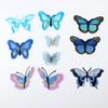 Fabric Butterflies Butterfly Appliques Blue Embroidery Patches for Clothing Butterfly  Cloth