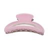 Hair Claw Contrast Color Hollow Design Back Head Shower Clip Anti-slip Medium Size Shark Hair Claw Versatile Hair Accessory