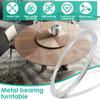 14inch Metal Turntable Bearing Heavy Duty Rotating Bearing Max Load Capacity 110Kg Round Dining Table Smooth Swivel Plate for