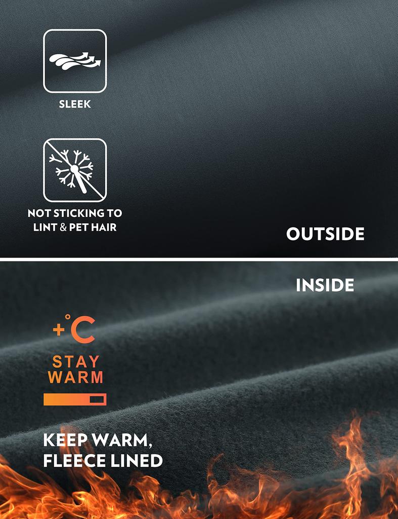 CRZ YOGA Full Length Yoga Pants for Cold Size M Women's Fleece-Lined Fitness, Autumn/Winter, Protection, Sweat-Wicking, Quick-Drying, Breathable,