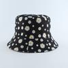 Sommer-Gänseblümchen Eimerhut Damen Mode Baumwolle Strand Sonnenhüte Wende Bob chapeau Femme Blumenhut Fischerhut