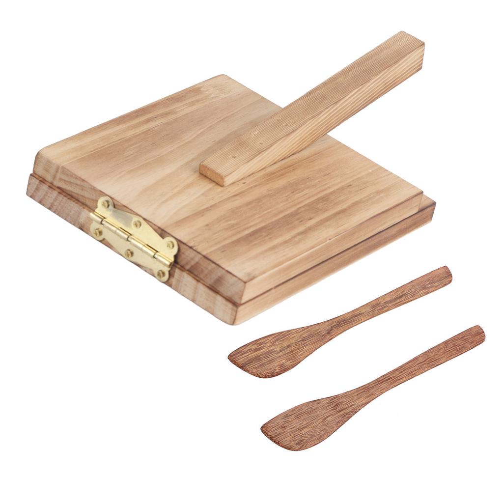 Dough Pressing Tool Dumpling Maker Tortilla Press Wood Multifunction Nonslip Wooden Handle Fine Workmanship Dough Pressing Tool