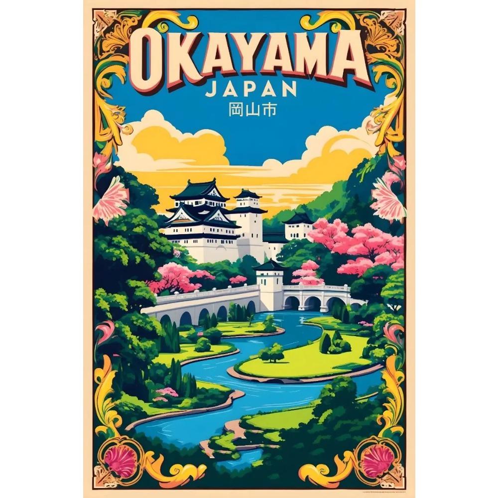 Vintage Japan Travel Poster Print For Office Living Room Home Decor Fuji Mountain Tokyo Osaka Landscape Canvas Painting Wall Art