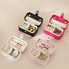 Mini Portable Jewelry Organizer Travel Mini Gift Storage Boxes Earring Necklace Display Ring Holder Packaging Boxes Jewel Holder