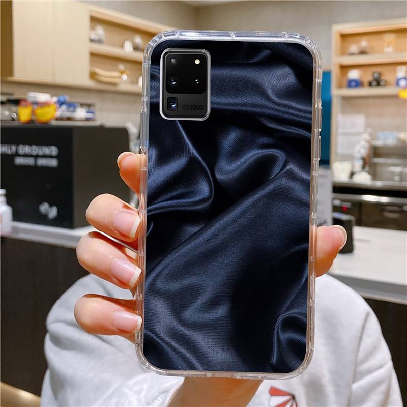 

Черный чехол для телефона серии Samsung Galaxy S10 S10e S8 S9 Plus S7 A70 Edge Note10, прозрачный чехол A51