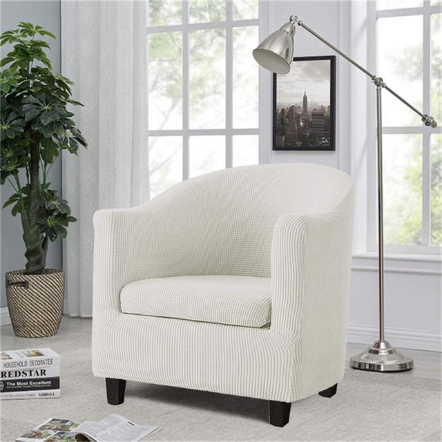 

Полярный флисовый чехол для дивана с дугой, эластичные чехлы для клубного дивана для гостиной, ванна, чехол для кресла со съемными чехлами на подушку