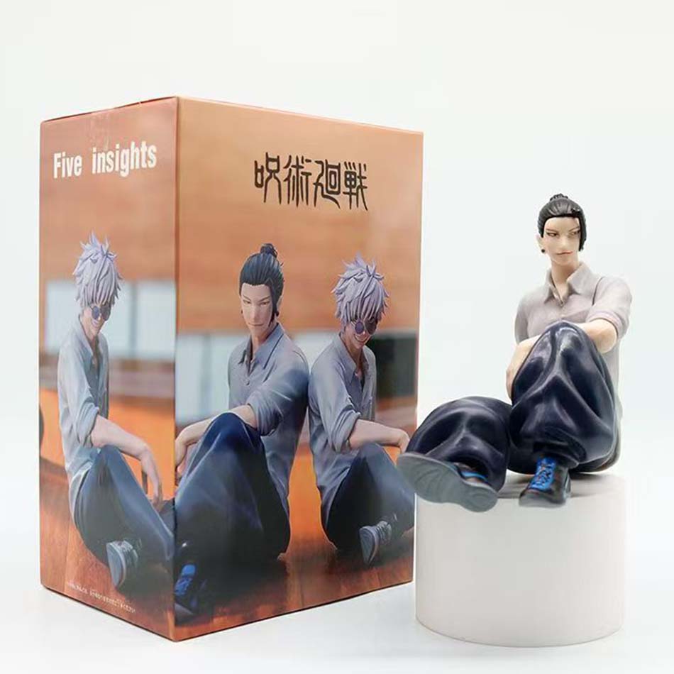 Jujutsu Kaisen Mini Figures Satoru Gojo Figure Action Geto Suguru Figurine Q Version Anime Model PVC Collection Toys Statue