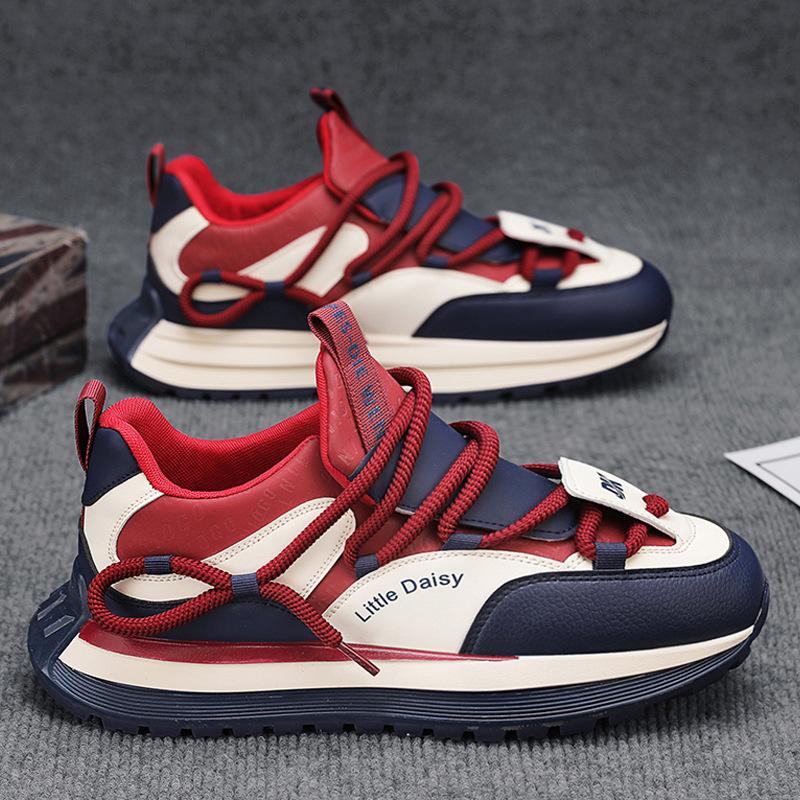 

Мужская повседневная обувь осень корейская версия универсальная ретро обувь Форрест Гамп молодежная спортивная беговая легкая платформа папины обувь 44