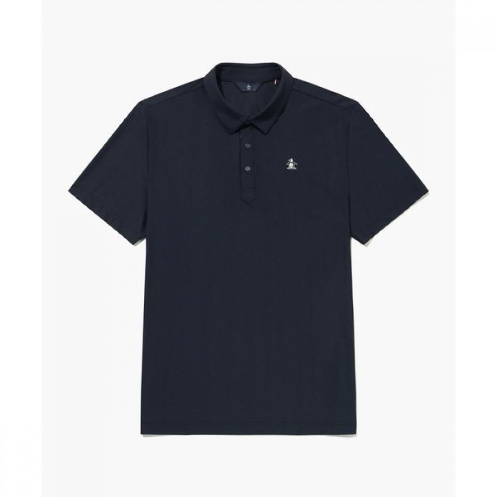 Munsingwear Men TexTured ShorT Sleeve T shirT Dark Navy mr321mTs75