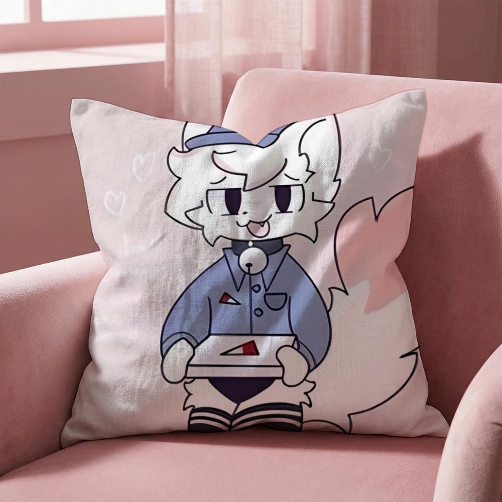 B-Boykisser Silly Cat Cute Cushion Cover Multi-Scene Pillow Cover for Home & Car - Reversible, Soft & Durable for Daily Use