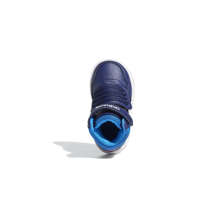 Adidas Neo Hoops Mid Fashion Comfortable Durable High-Top Walking Shoes Baby Shoes GW0406