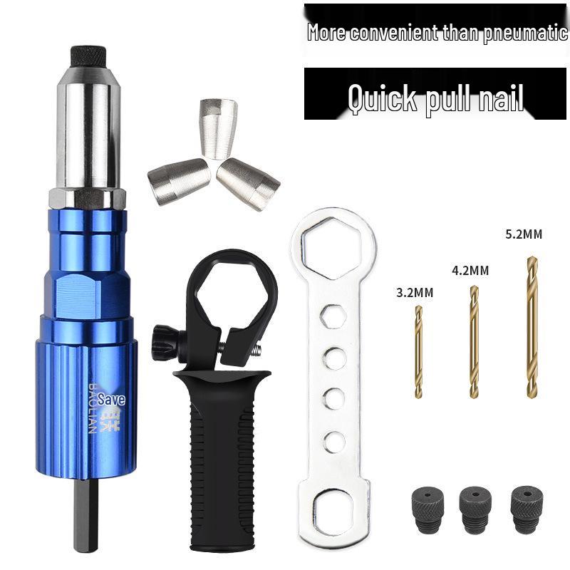 Electric Rivet Gun Head Aluminum Alloy Puller