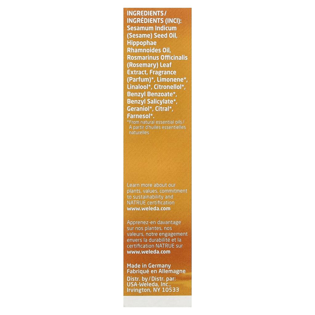 Hydrating Body & Beauty Oil, Sea Buckthorn Extract, 100Ml(3.4Fl Oz)