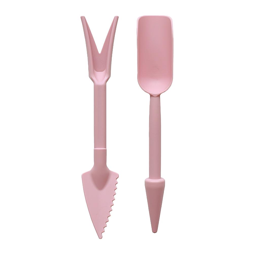 

Сеялка для рассады Дырокол для суккулентов Многофункциональный небольшой инструмент Лопата Ложка Мощение Инструмент для посадки суккулентов розовый