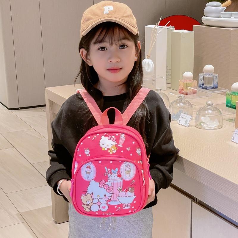 Cute Cute Baby Backpack Cartoon Animation Foreign Gas Printing Children Backpack Children'S Backpack