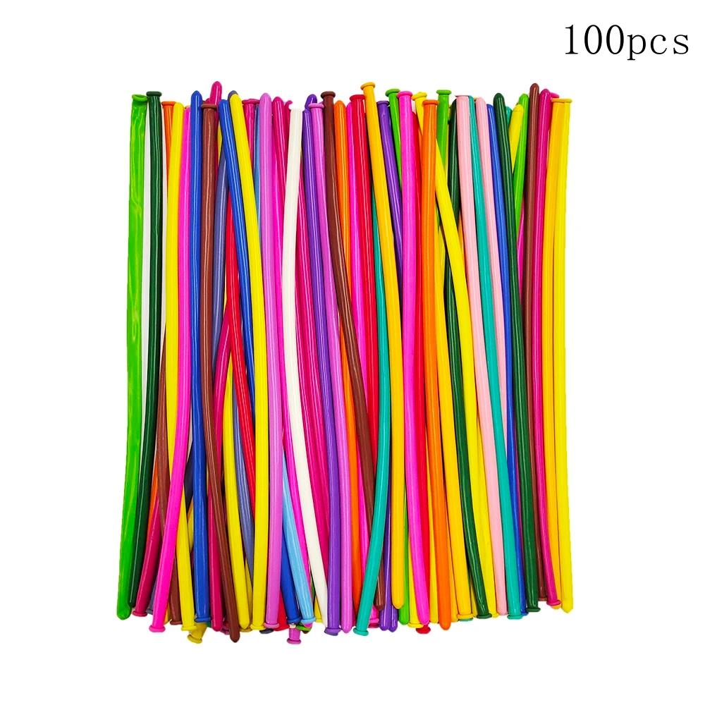20/50 Stück Multicolor Spiral Langballon Einzigartige Twist Spiral Latex Ballon Hochzeit Alles Gute zum Geburtstag Feiertagsdekoration Kinderspielzeug