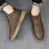 Ademende Leren Casual Formele Schoenen Skate Sneakers voor Mannen